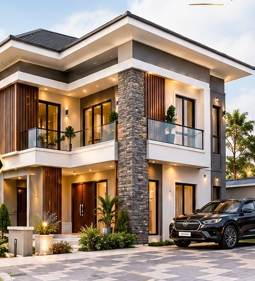 Artist's impression of a penthouse duplex from the Hamdala Court Phase 1 promotional material